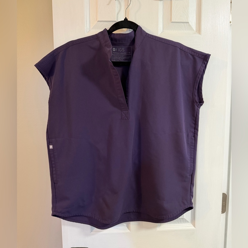 Figs — Purple Shadow — Rafaela Scrub Top